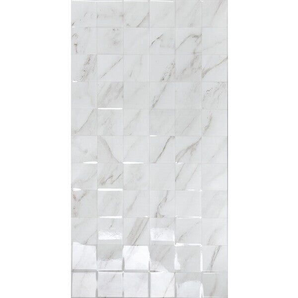 Agora White Patterned Tiles