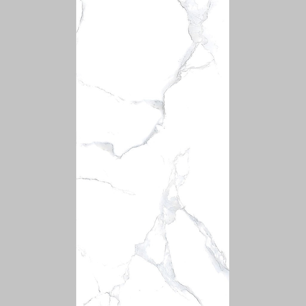 Alpine White Gloss Marble Tiles