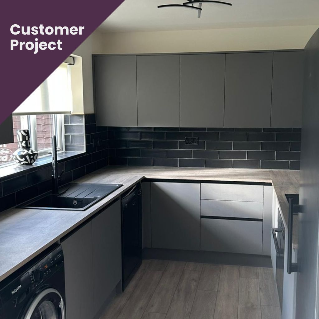 Avila Black Matt Wall Tiles