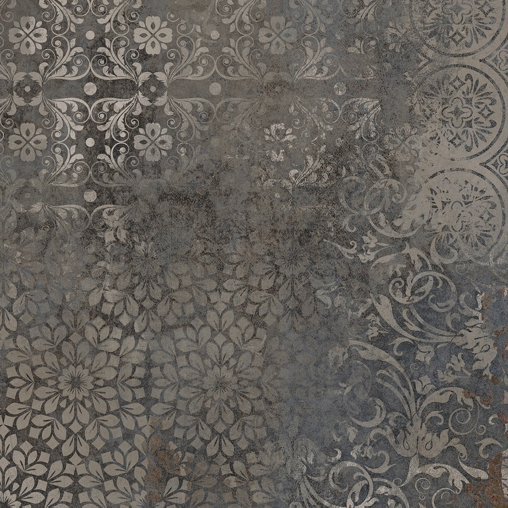 Carpet Blue Distressed Tiles