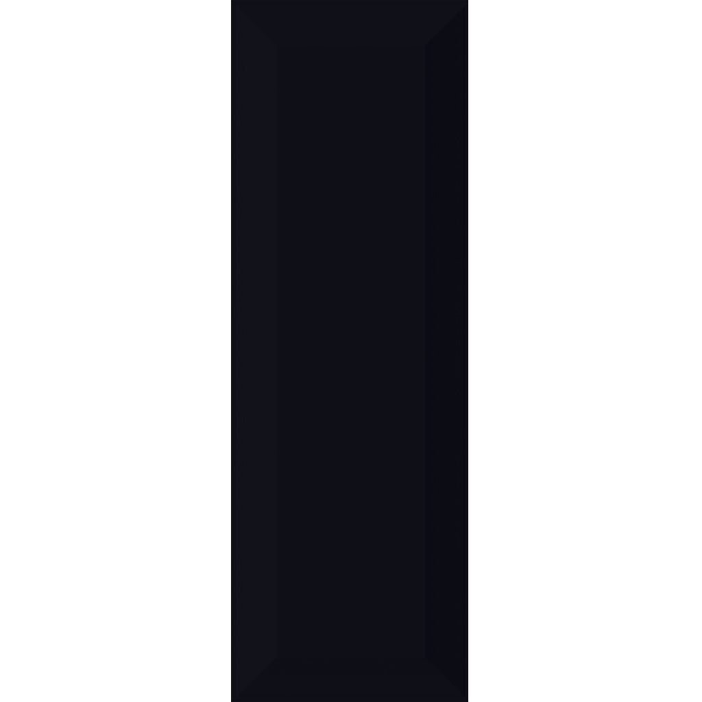 Classic Black Bevelled Tiles - Gloss