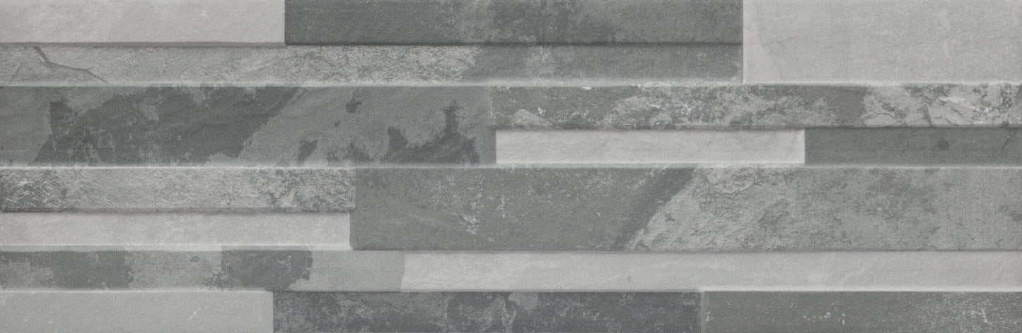 Cross Grey Split Face Stone Tiles