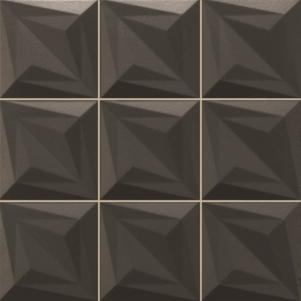 Delta Black Triangle Tile Pattern