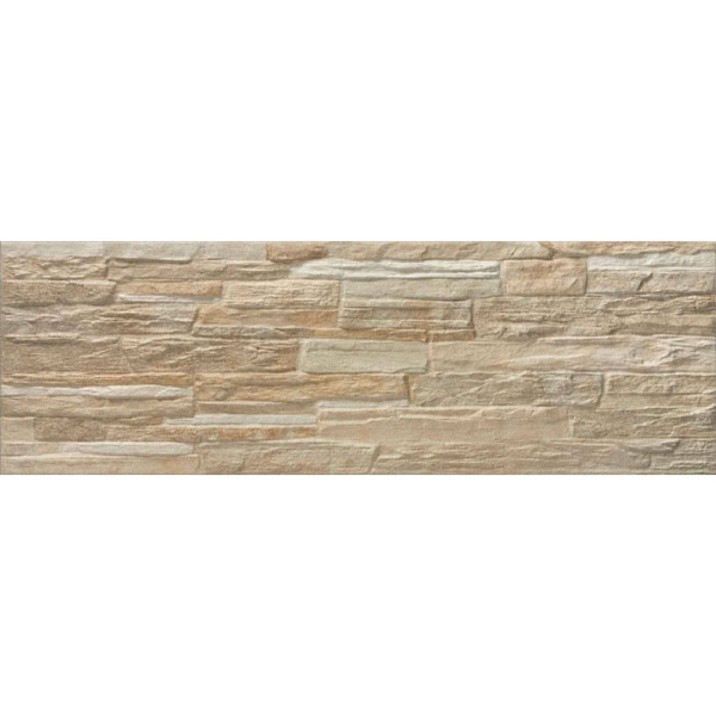 Mubi Beige Stone Effect Matt Wall Tiles
