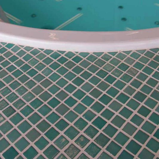 Green Mosaic Anti Slip Tiles – R11 Rated - Room Setting