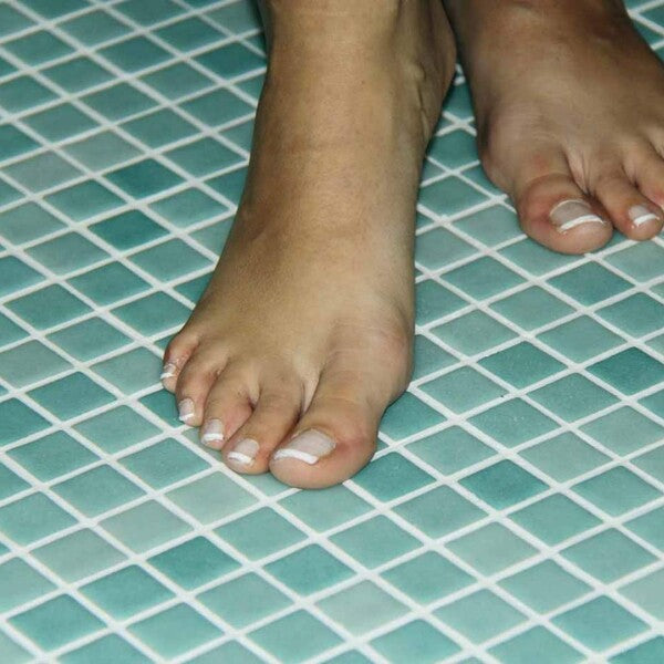Green Mosaic Slip Resistant Tiles - R11 rated