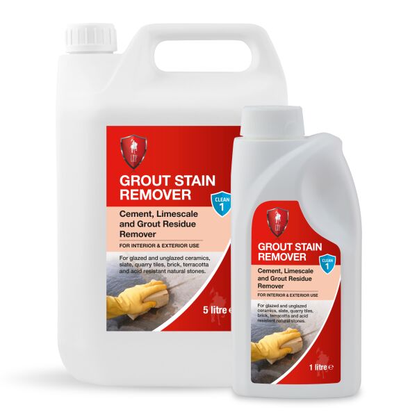 Grout stain remover