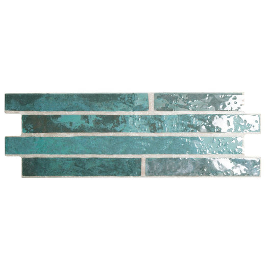Harlem Teal Stick Tiles