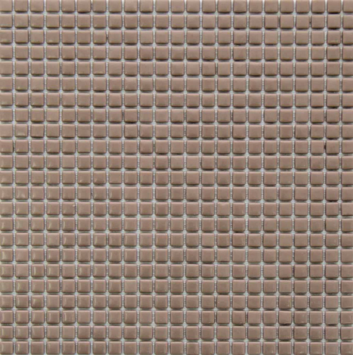 Cut Sample: Mikros Moka Brown Matt Glass Wall Tiles