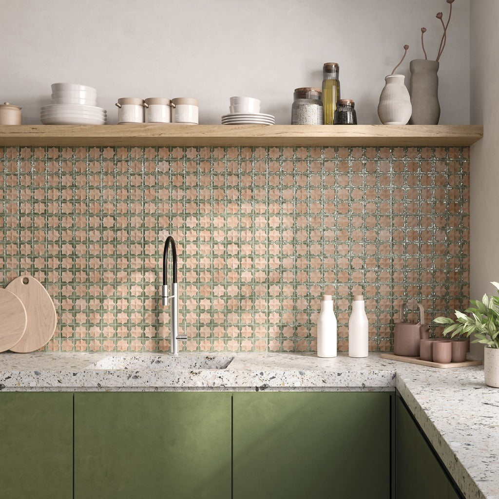Cut Sample: Tetuan Cotto Emerald Tiles
