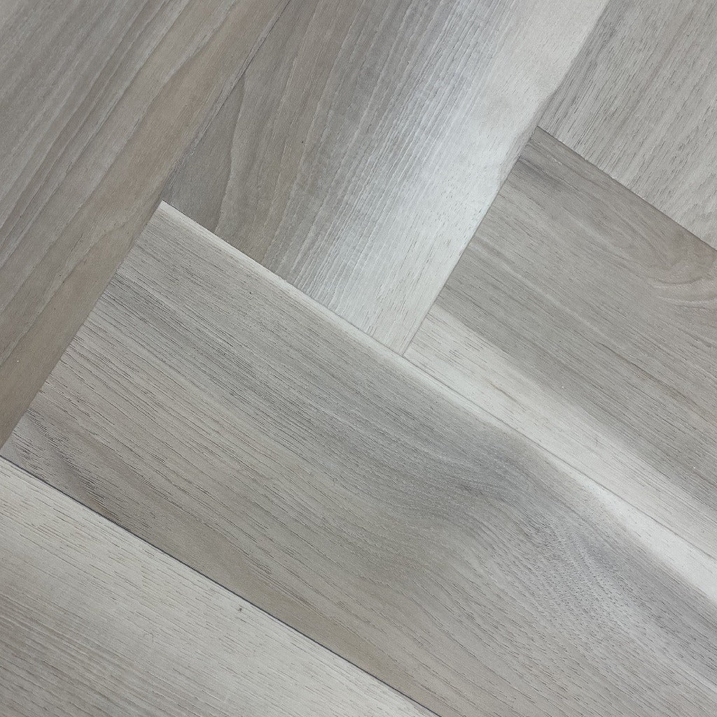 Cut Sample: Stanley Natural Herringbone Vinyl