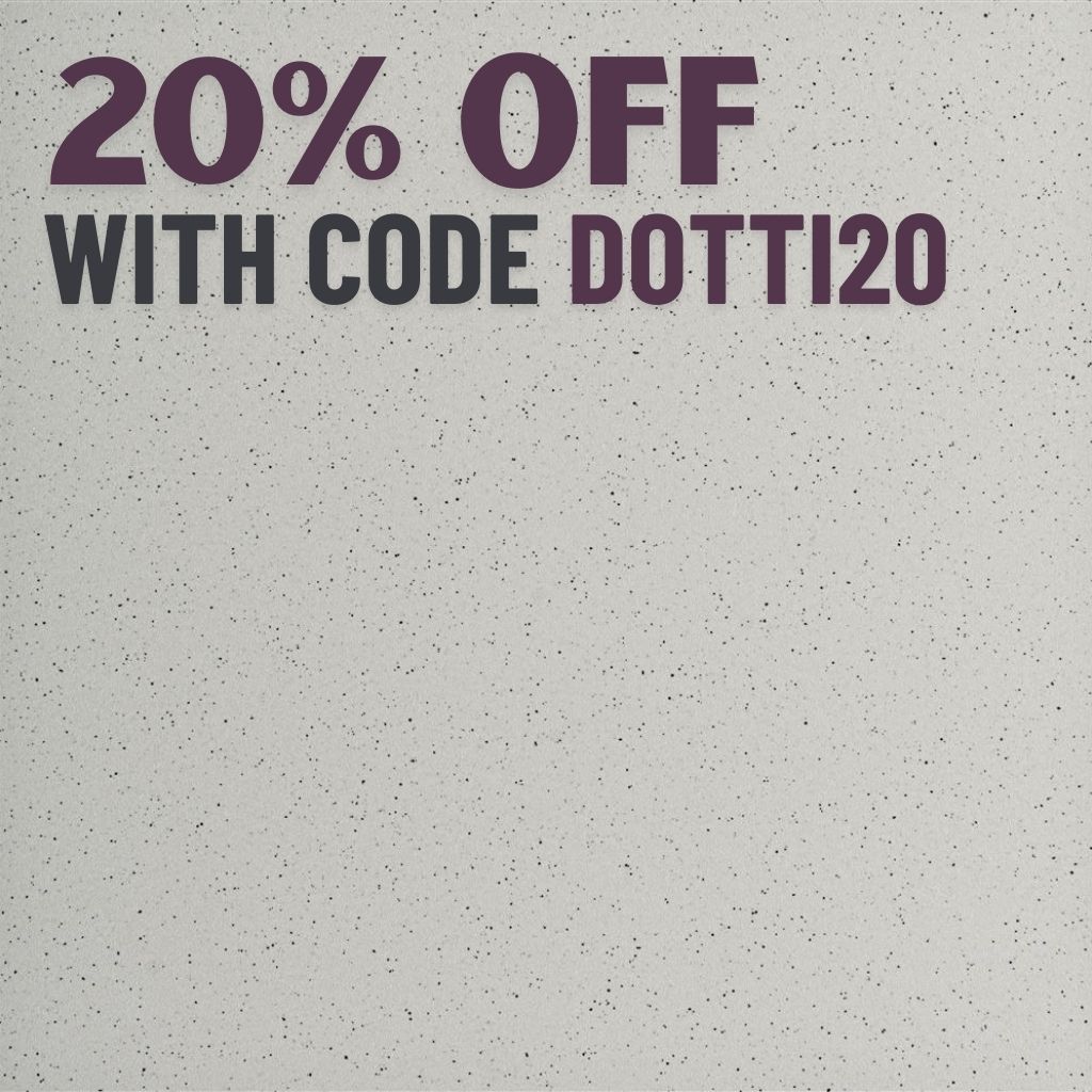 Cut Sample: Dotti Commercial Ivory R9 Heavy Duty Floor Tiles