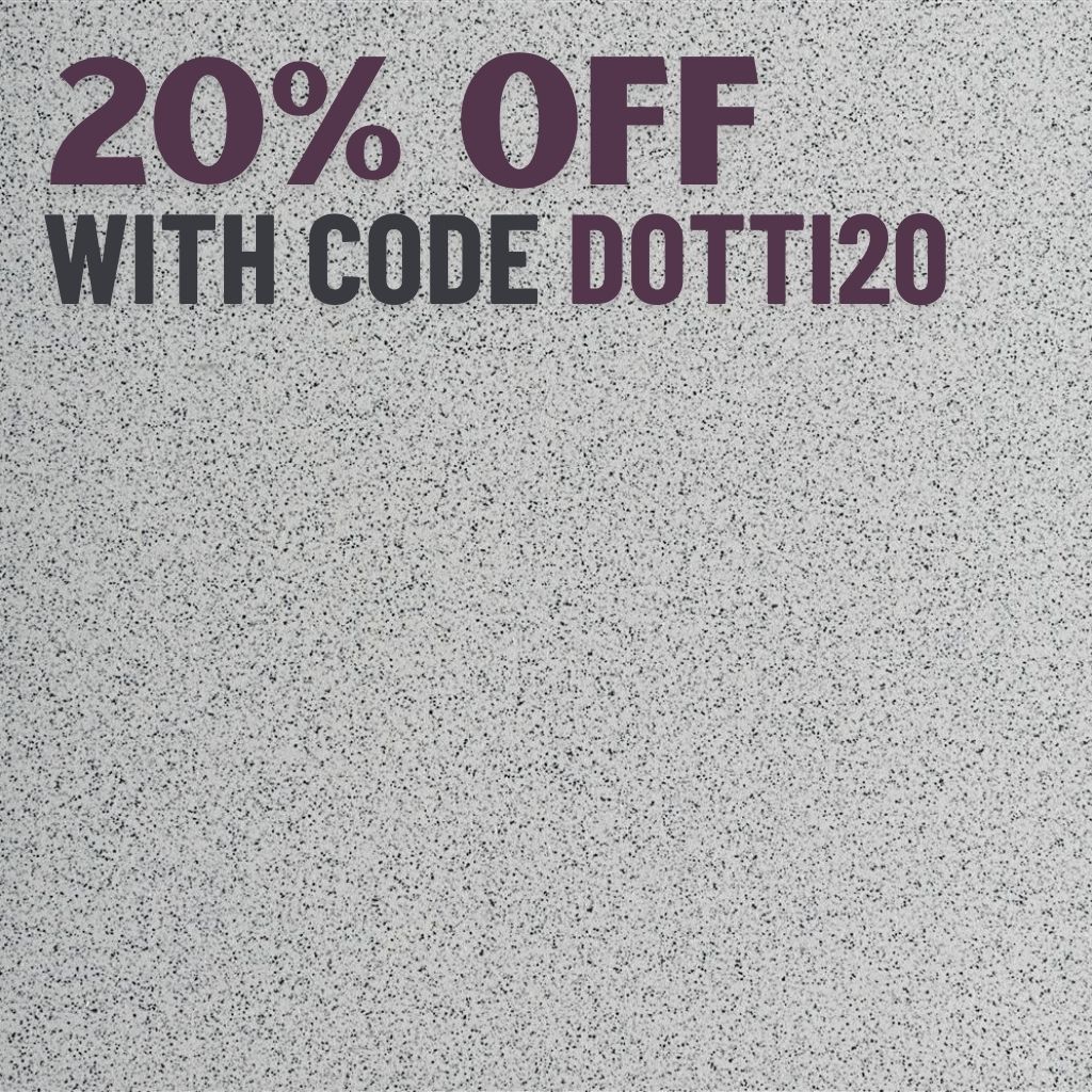 Cut Sample: Dotti Commercial R9 Full Body Porcelain Tiles - Light Grey