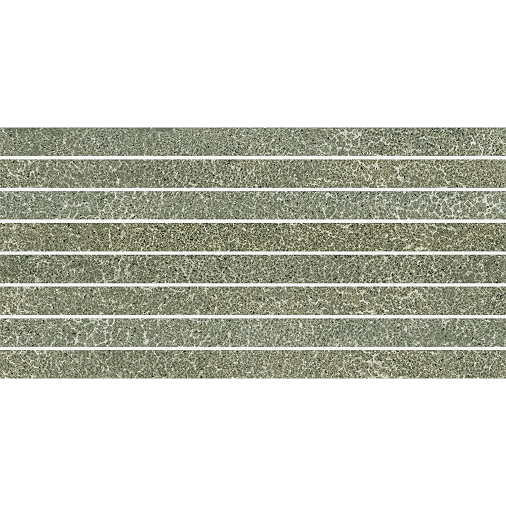 Cut Sample: Aymara Sage Green Patterned Gloss Wall Tiles – 15 x 30cm