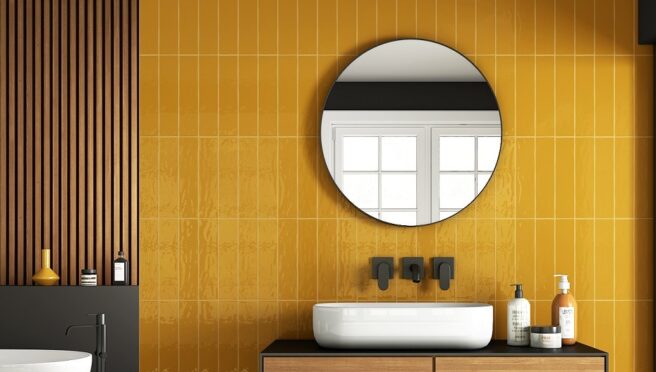 Handcraft Mustard Metro Tiles Wall Tiles