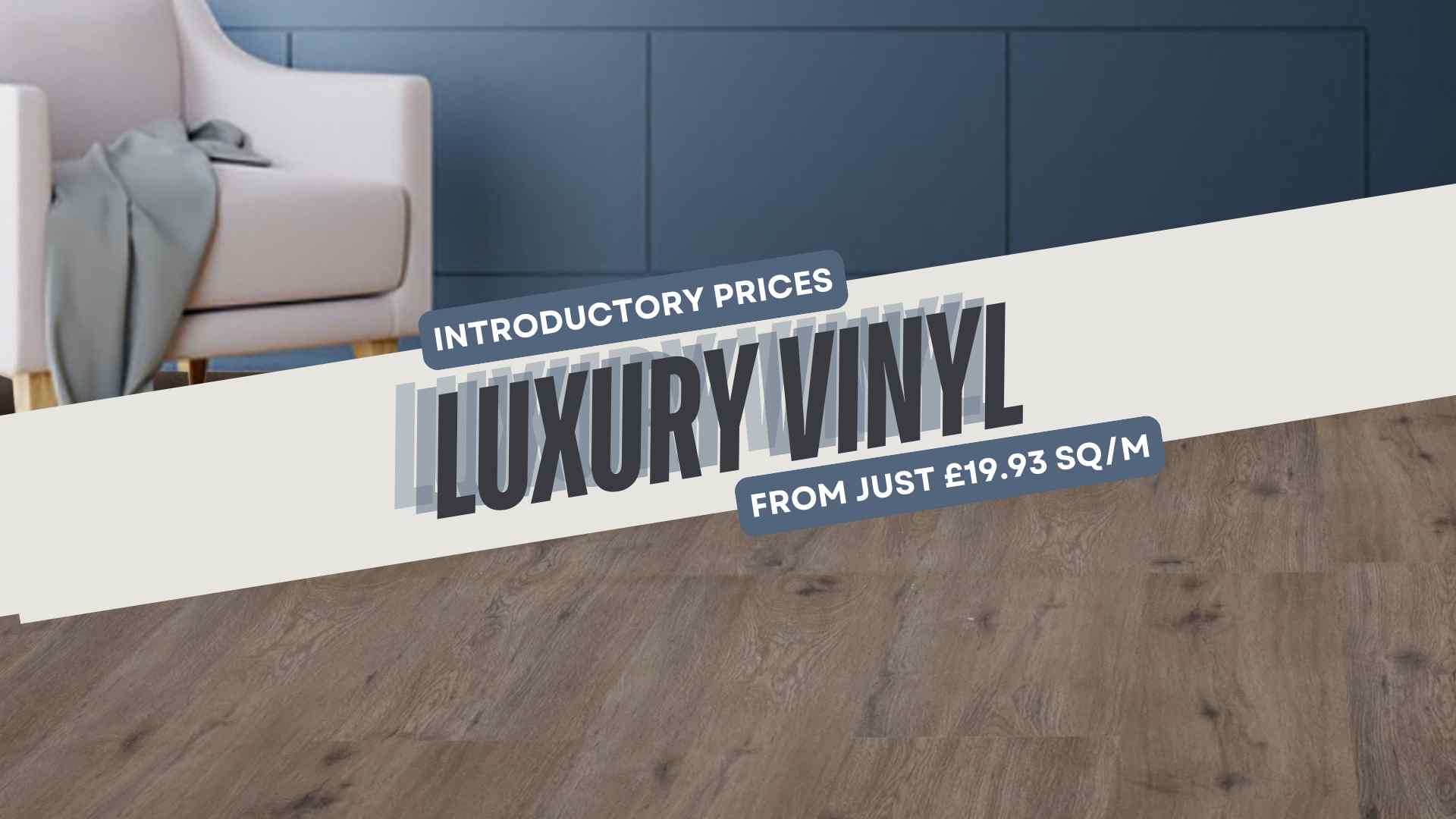 Luxury Vinyl Flooring Banner