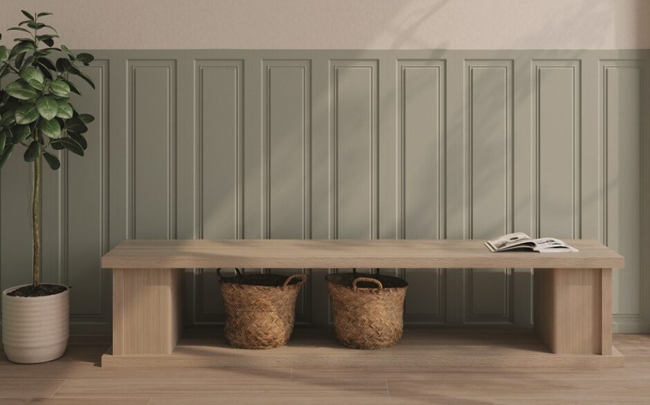 Boiserie Sage Green Wall Panels