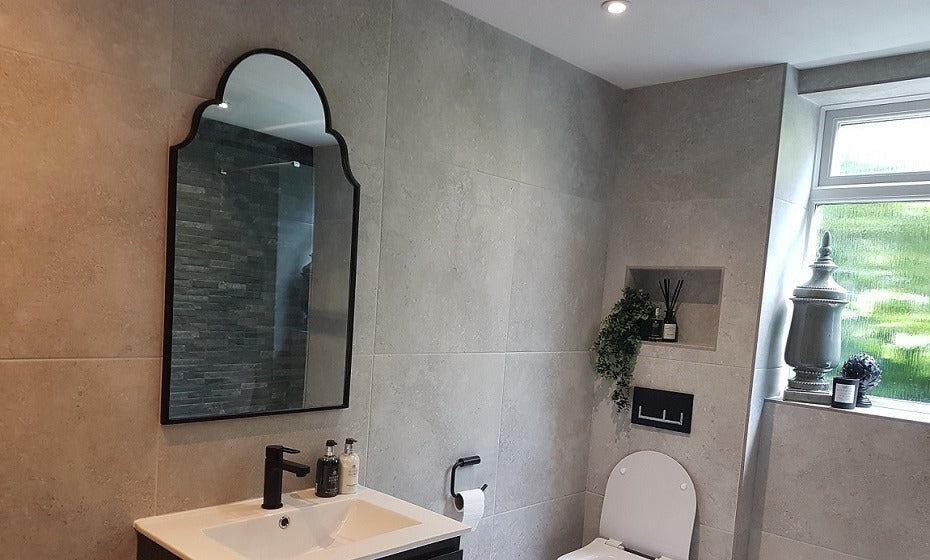 Adrienne's Industrial Chic Bathroom