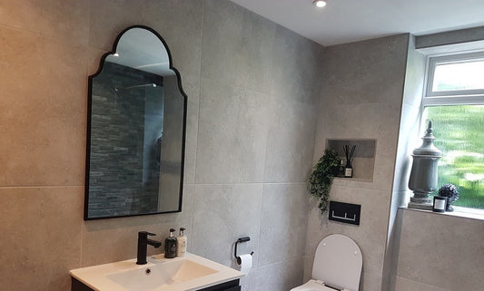 Adrienne's Industrial Chic Bathroom