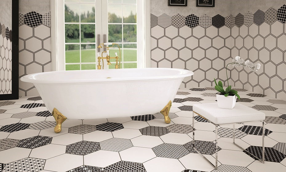 Monochrome Magic: Black and White Bathroom Designs