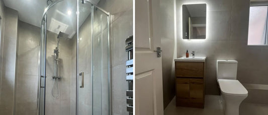 Fresh Bathroom Refit with Ivory Tiles