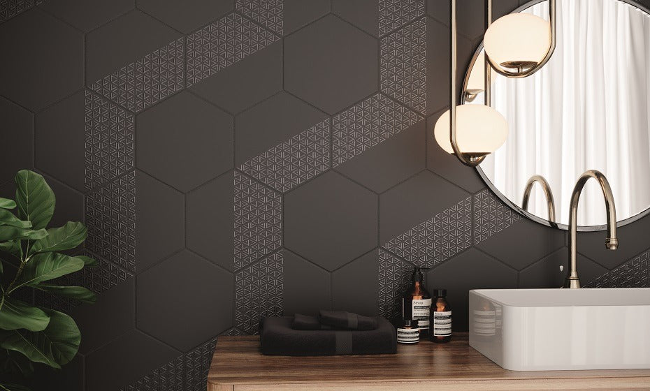 Be Bold: Choose a Black Tile Bathroom
