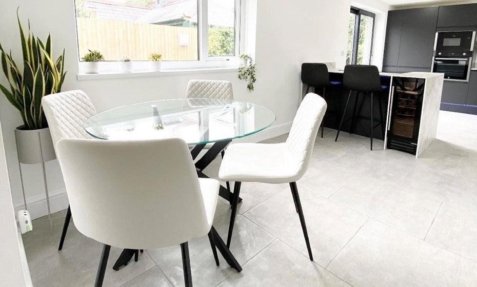 Georgia's Wow Factor Home with Grey Industrial Tiles
