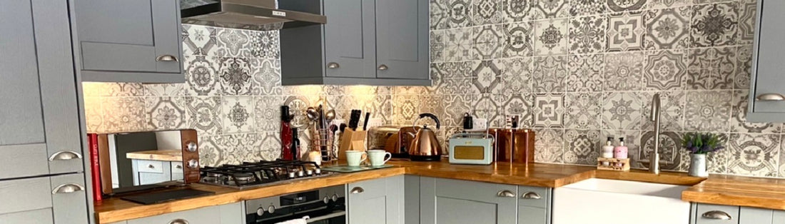 Becki's Stunning Kitchen Feature Wall
