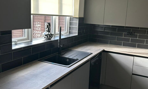 Black Kitchen Wall Tiles – Tracey & Daren’s Dream Kitchen