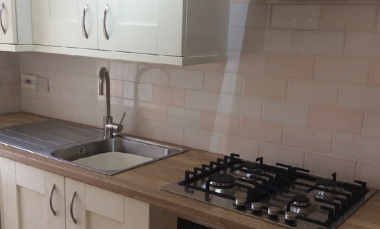 Keith & Morag's Pretty Pink Pastel Kitchen Tiles