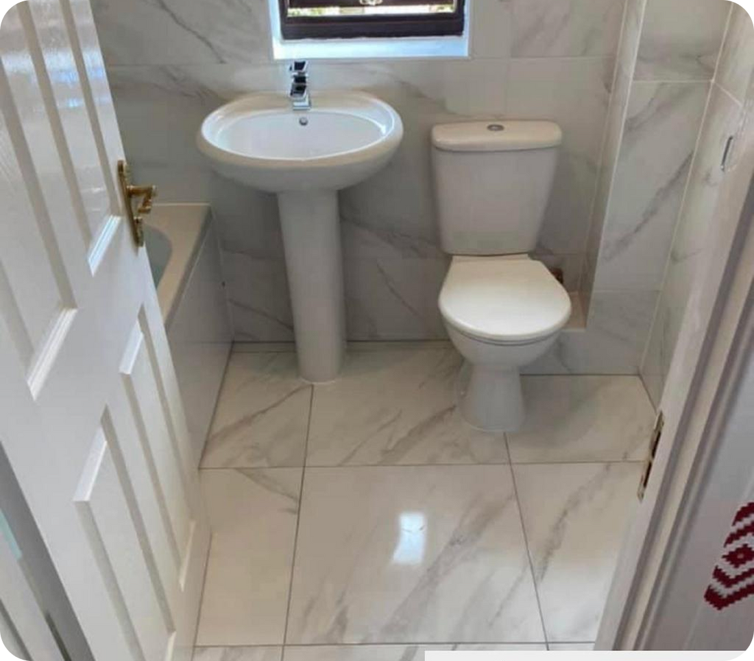 Moroccan Patterned Tiles Floor Transformation
