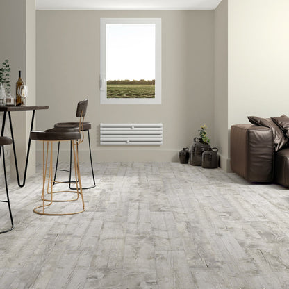 Bois White Wood Effect Porcelain Tiles