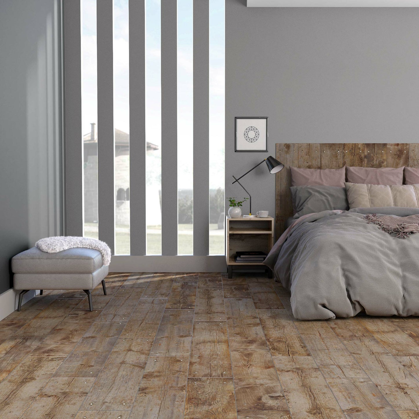 Bois Beige Wood Effect Tiles - Porcelain, Matt