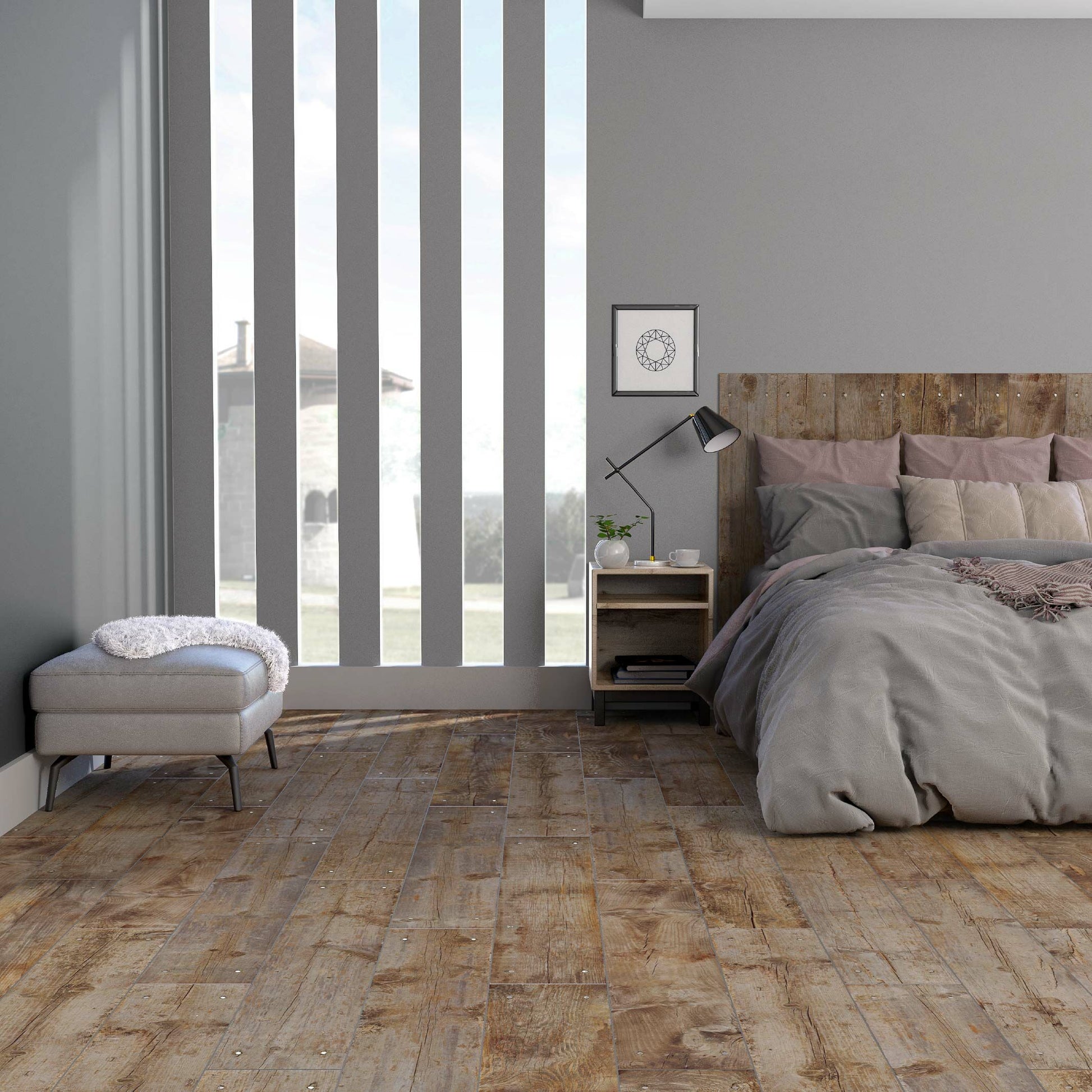 Bois Beige Wood Effect Tiles - Porcelain, Matt