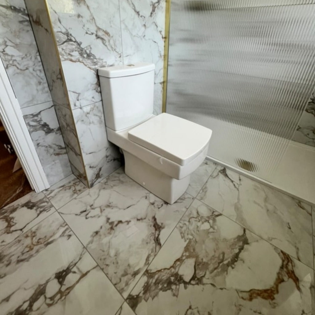 Safari Statuario Marble Effect Tiling