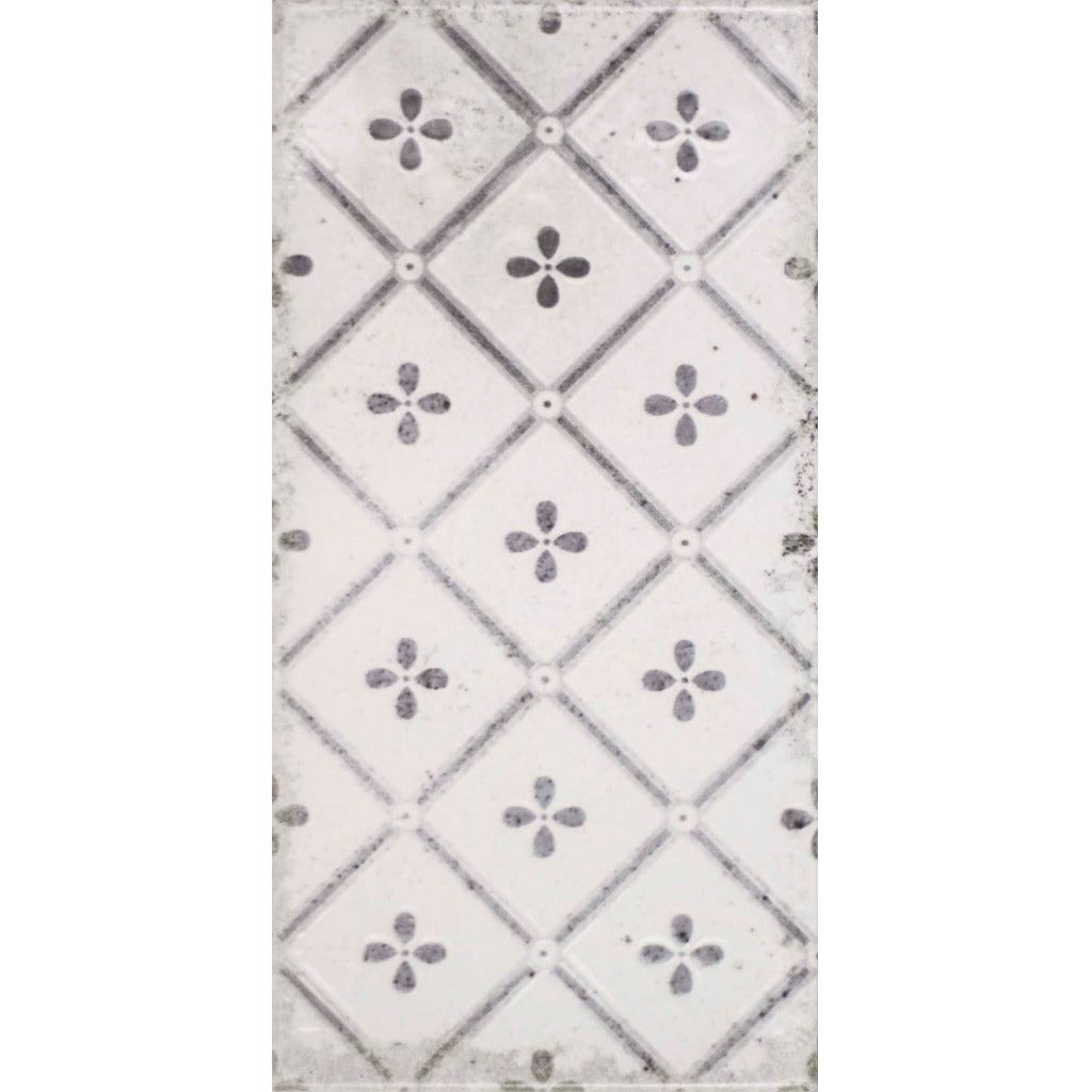 Vita Black and White Decorative Tiles