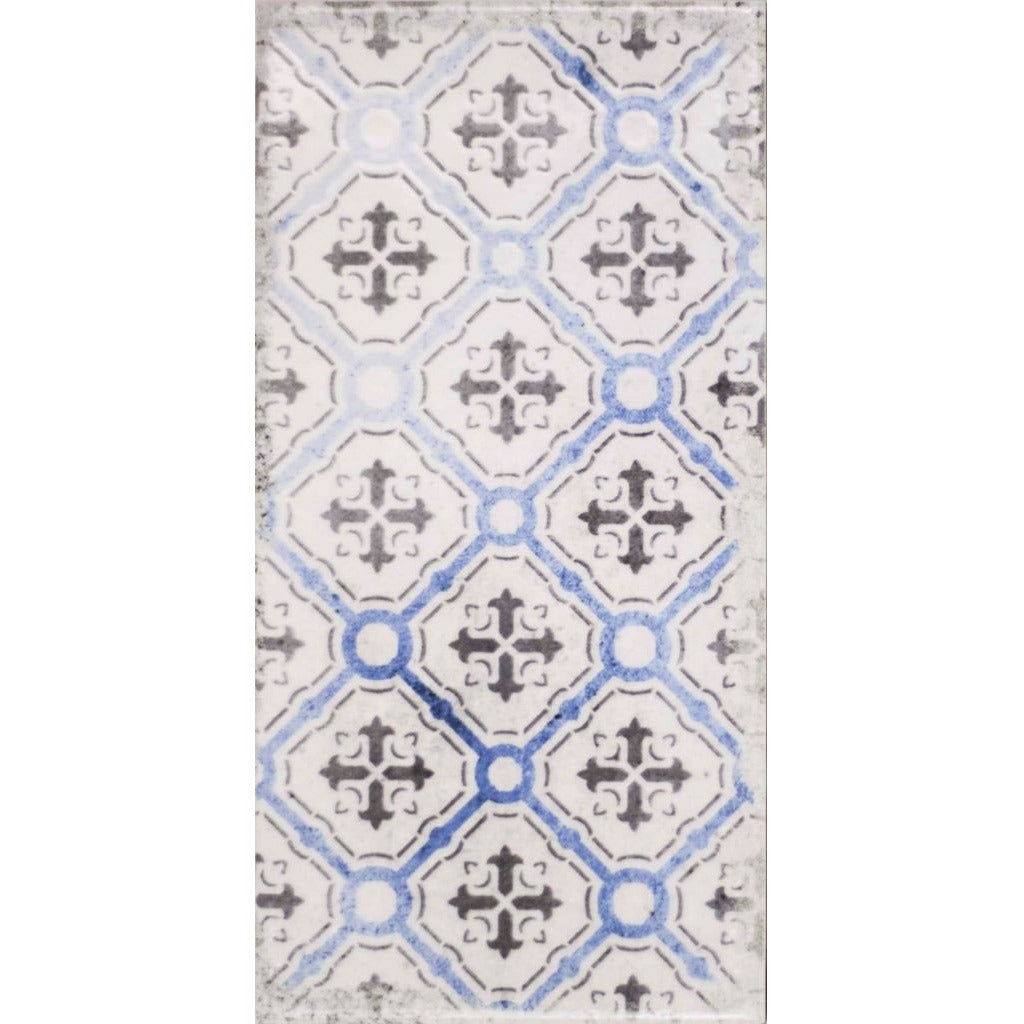 Vita Blue and White Pattern Tiles