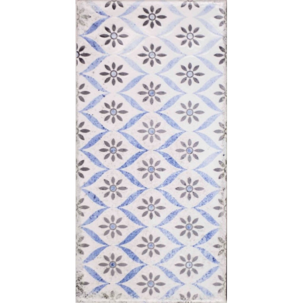 Vita Blue and White Pattern Tiles