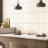 Cut Sample: Handcraft Matt White Subway Tiles