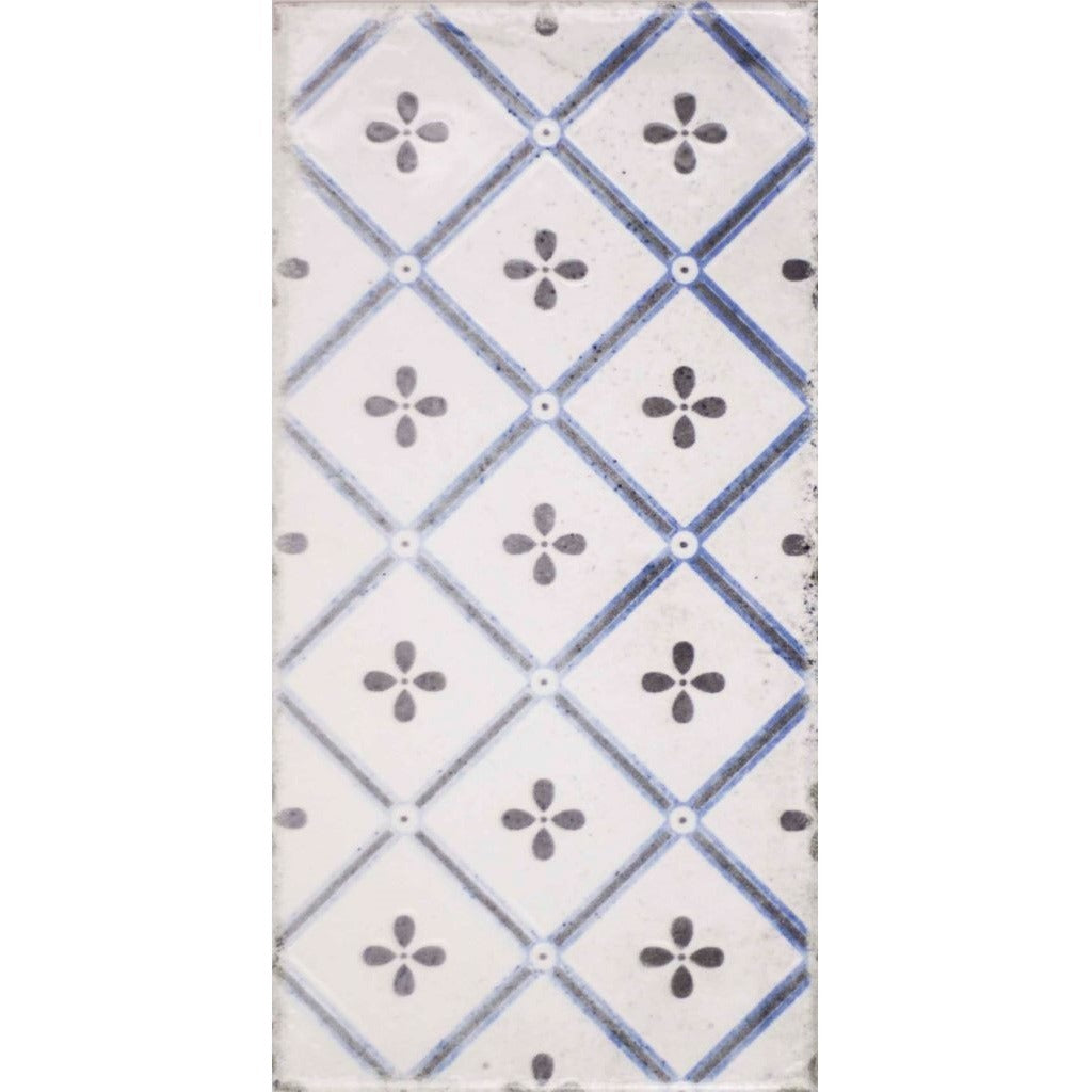 Vita Blue and White Pattern Tiles