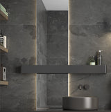 Cut Sample: Cumbria Black Slate Effect Tiles