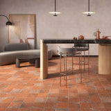 Rustic Red Terracotta Tiles - Porcelain, Matt