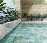 Slate Way Green Matt Porcelain Wall & Floor Tiles