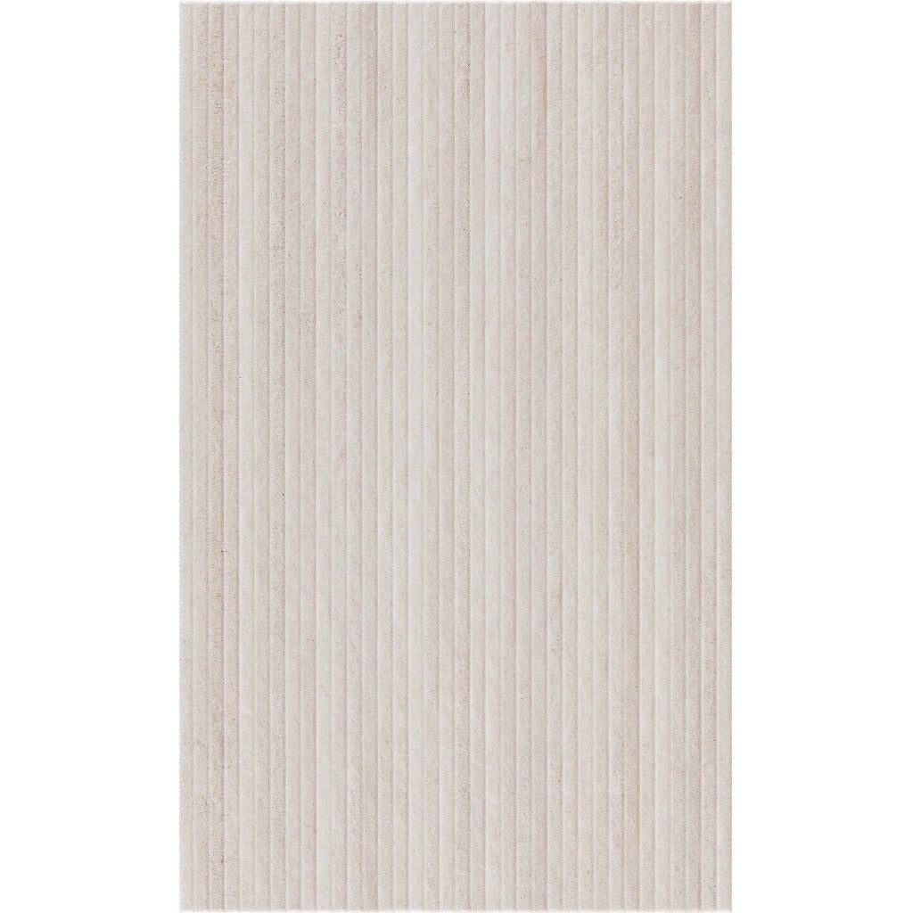 Nitid Cream Textured Tiles - Matt