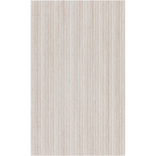 Nitid Cream Textured Tiles - Matt