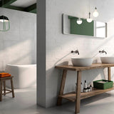 Cut Sample: Adine White Textured Ceramic Tiles