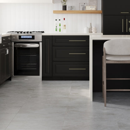 Adonis Grey Porcelain Tiles for Walls and Floors - Room Setting 2