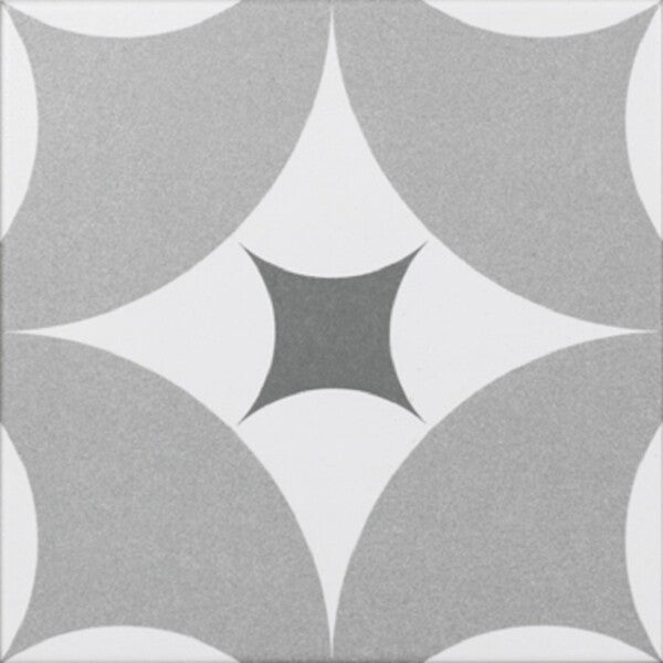 Agora Grey and White Pattern Tiles ?- Matt