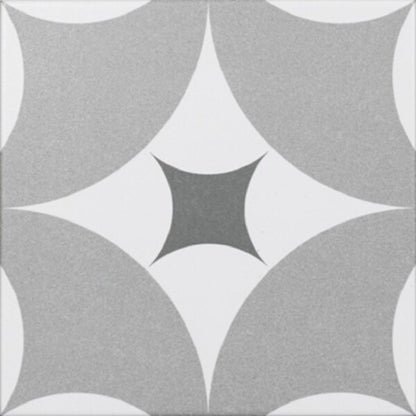 Agora Grey and White Pattern Tiles ?- Matt