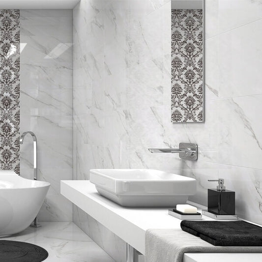 Agora Large White Wall Tiles
